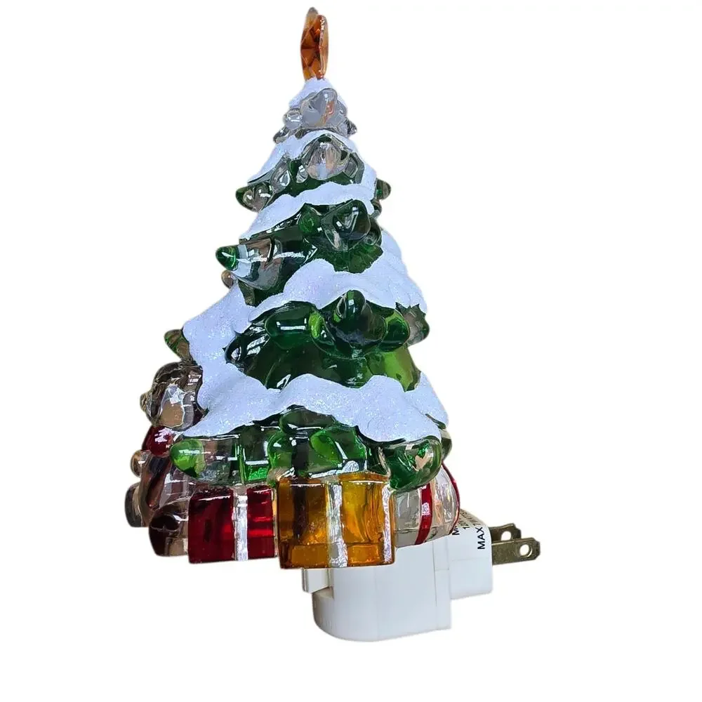 Lot of 2 Christmas night light Tree and Bath & Body Works Diffuser, LN Cond